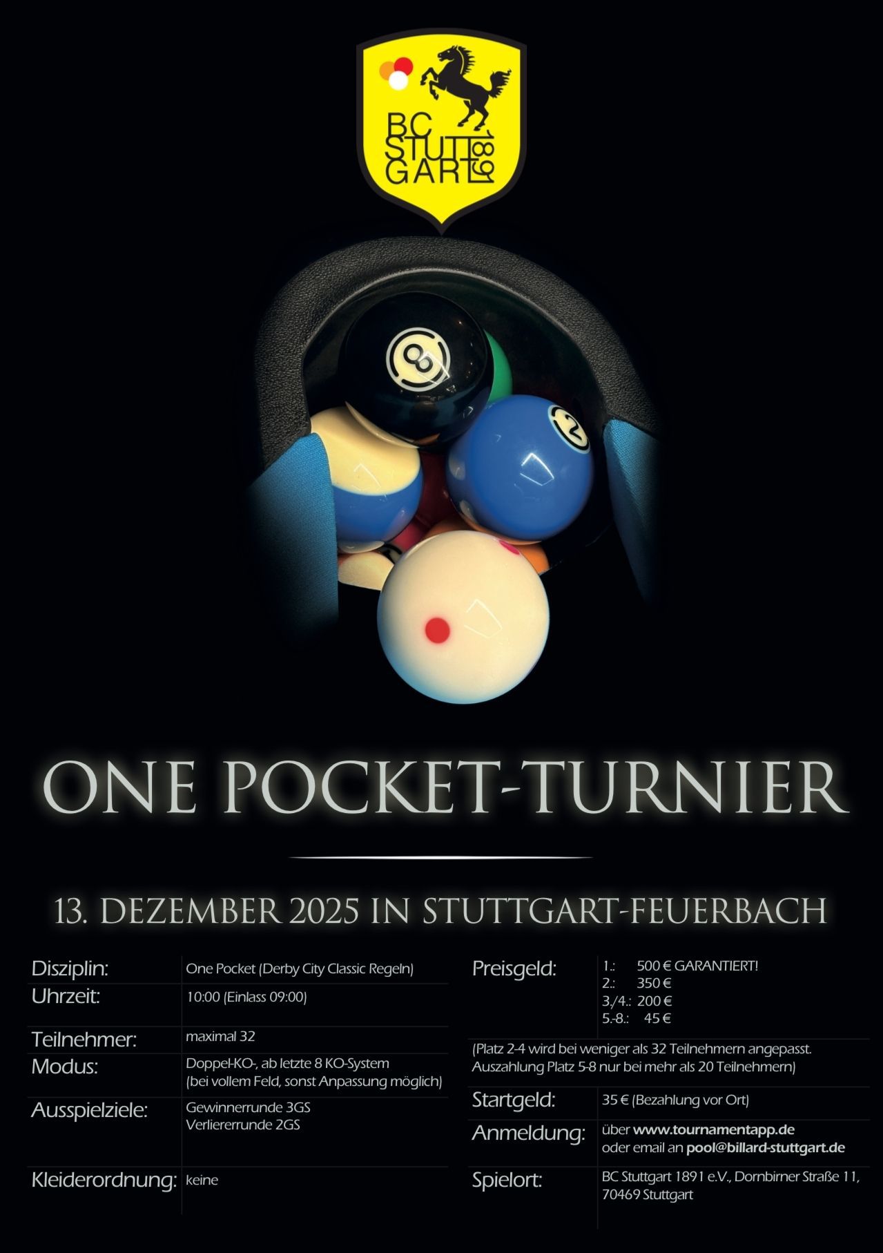 One Pocket Turnier